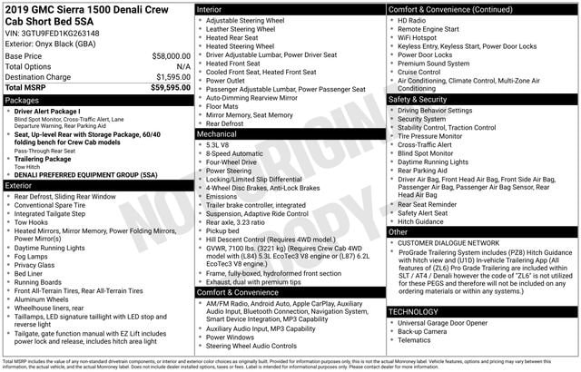 gmc sierra 1500 denali 2019 3GTU9FED1KG263148 image gmc sierra 1500 denali 2019 3GTU9FED1KG263148 image